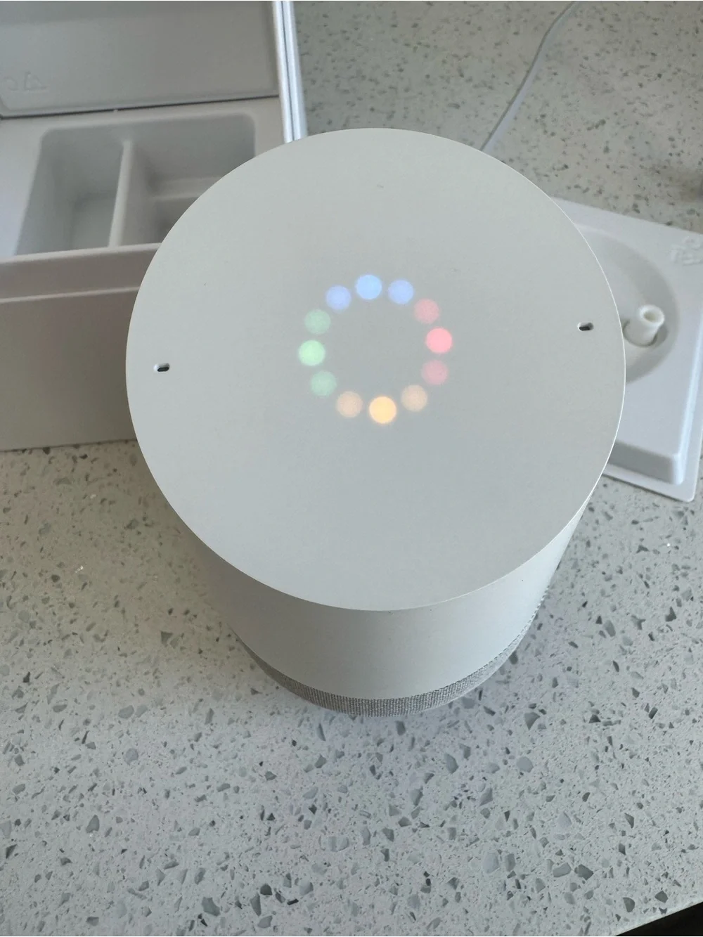 Google Home Voice-Activated Smart Speaker – White – Google Assistant EUC